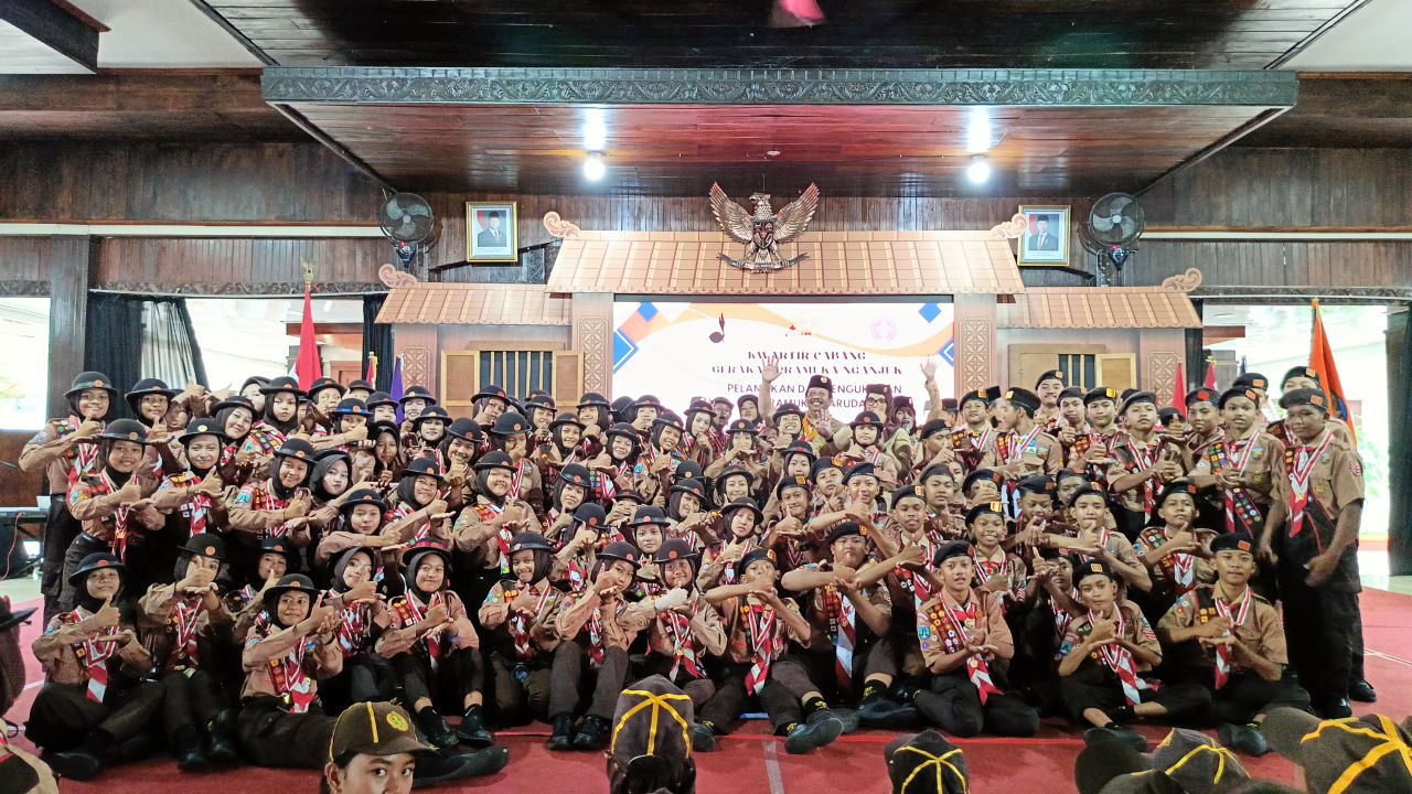 Rekor! 99 Pramuka Garuda Pranesa