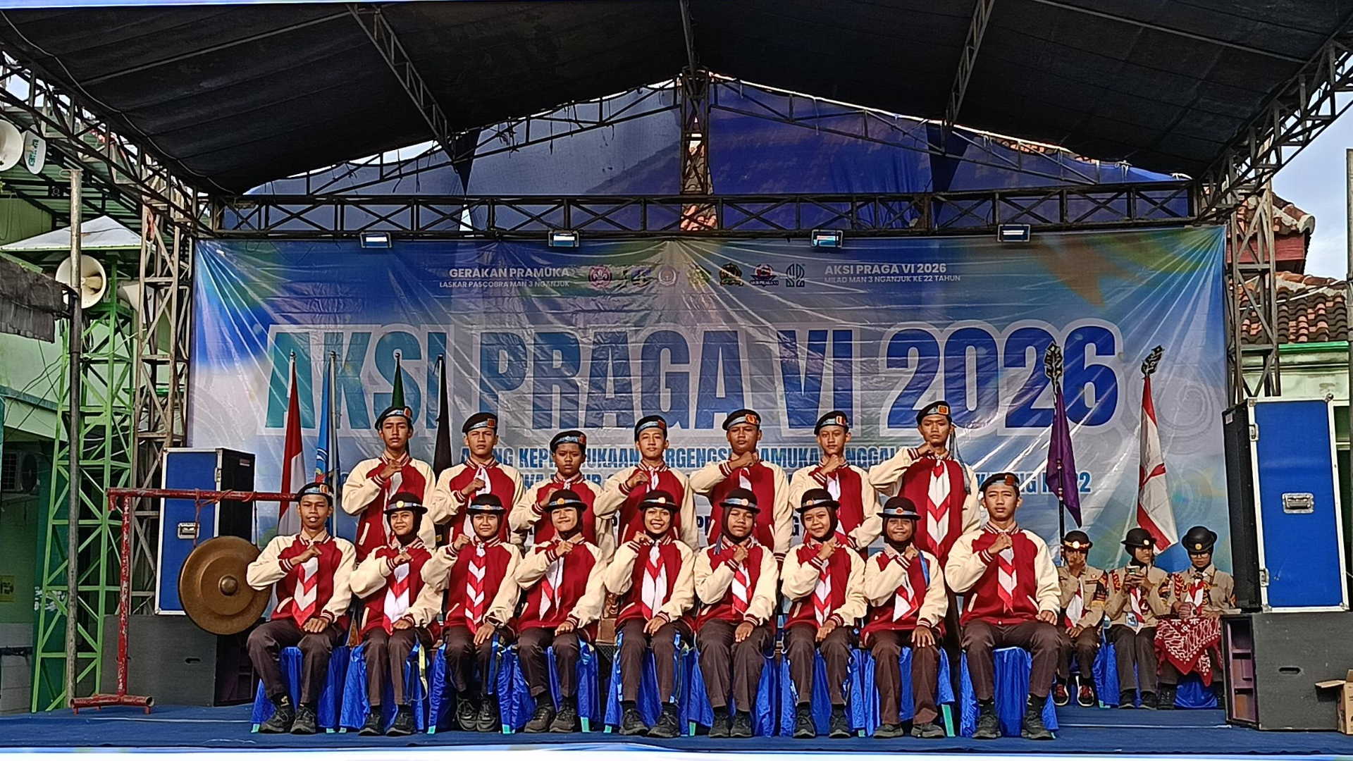 Pramuka SMPN 1 Prambon Raih Juara 2 di AKSI PRAGA VI Jawa Timur 2026!
